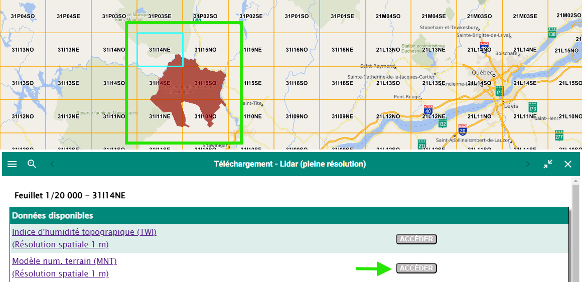 Data download step 3.